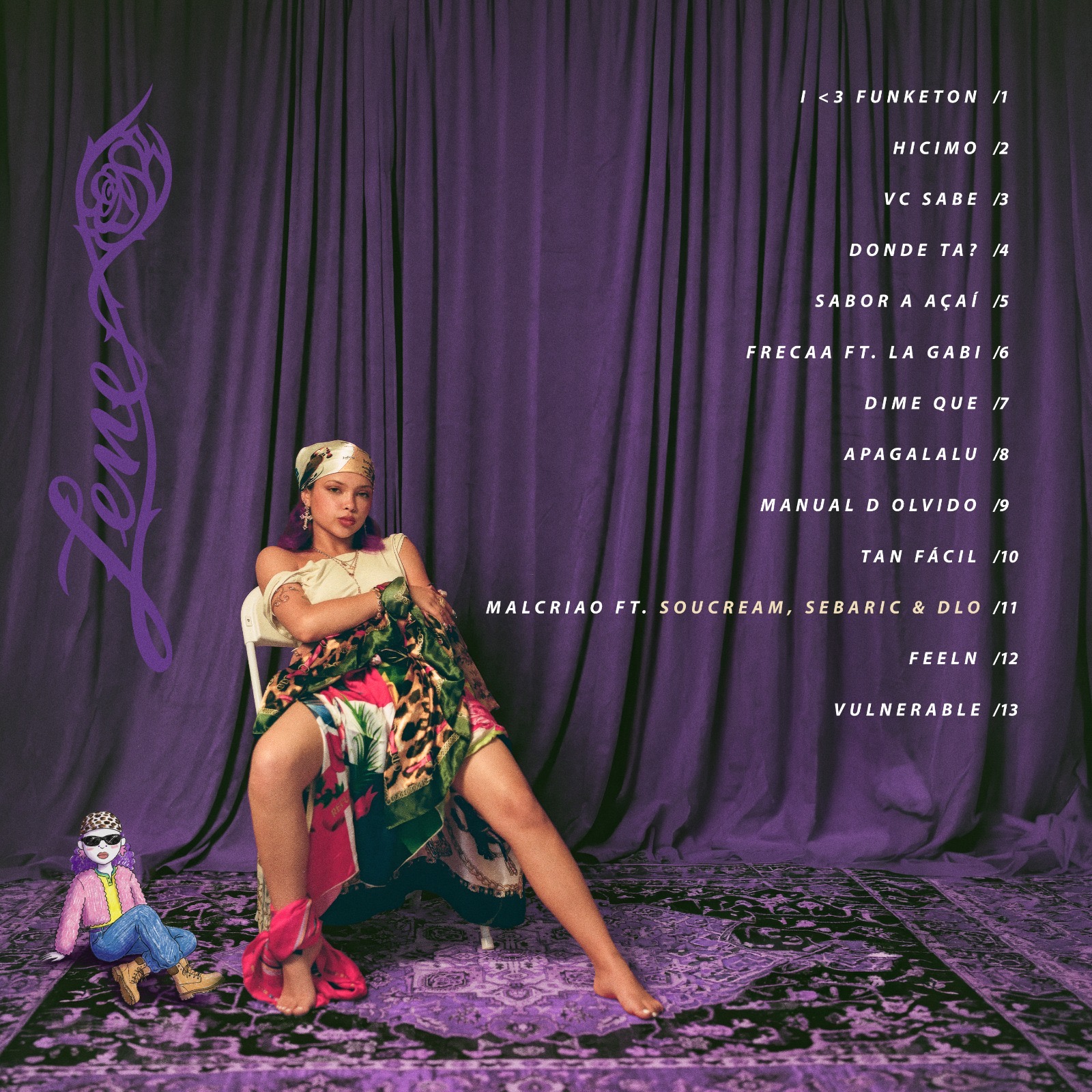 Lenexx, tracklist de I ♥ Funketón