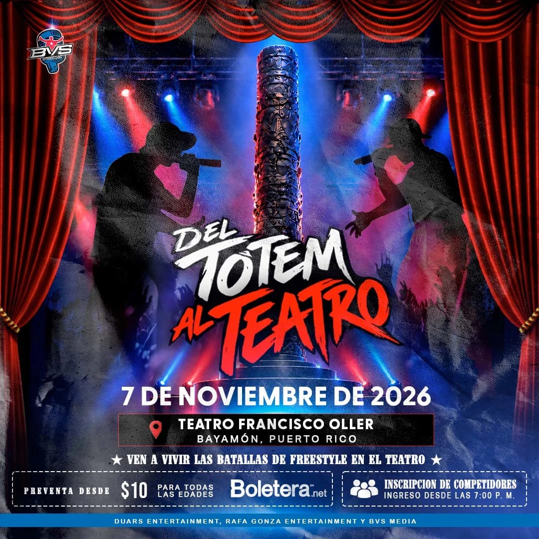BVS Freestyle: Del Tótem al Teatro, flyer