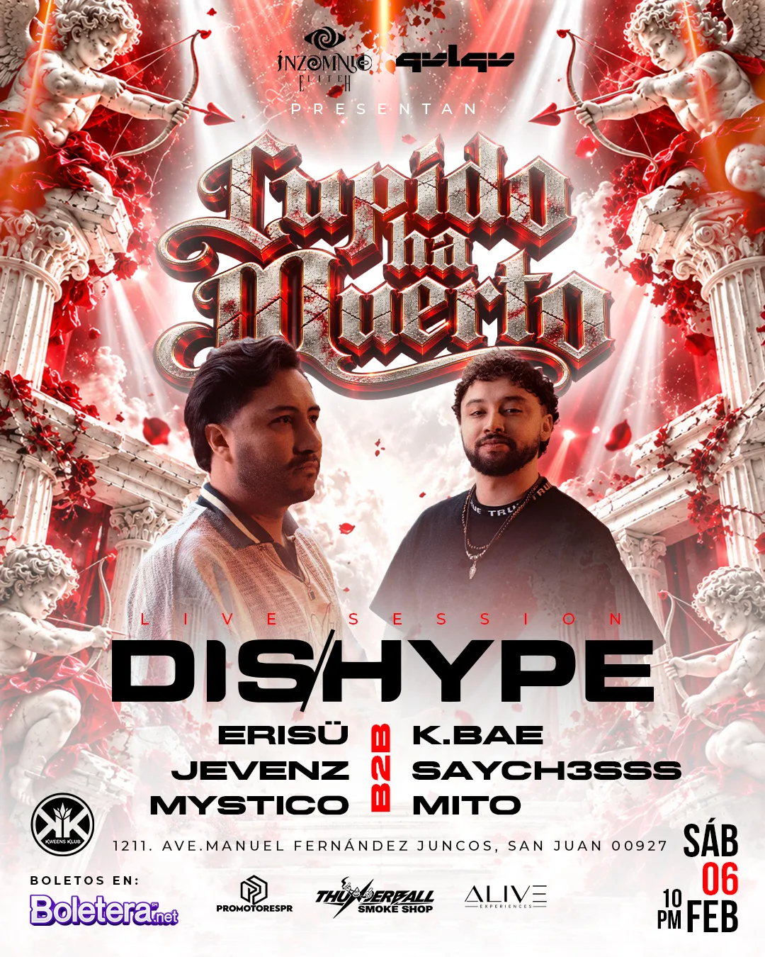 Cupido ha Muerto, flyer