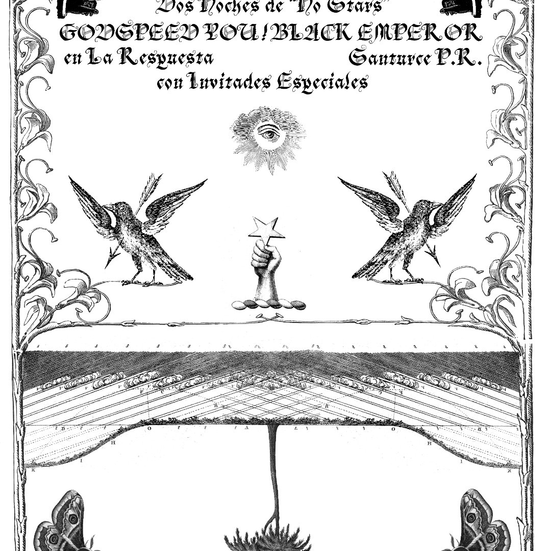 Godspeed You! Black Emperor en Puerto Rico, flyer