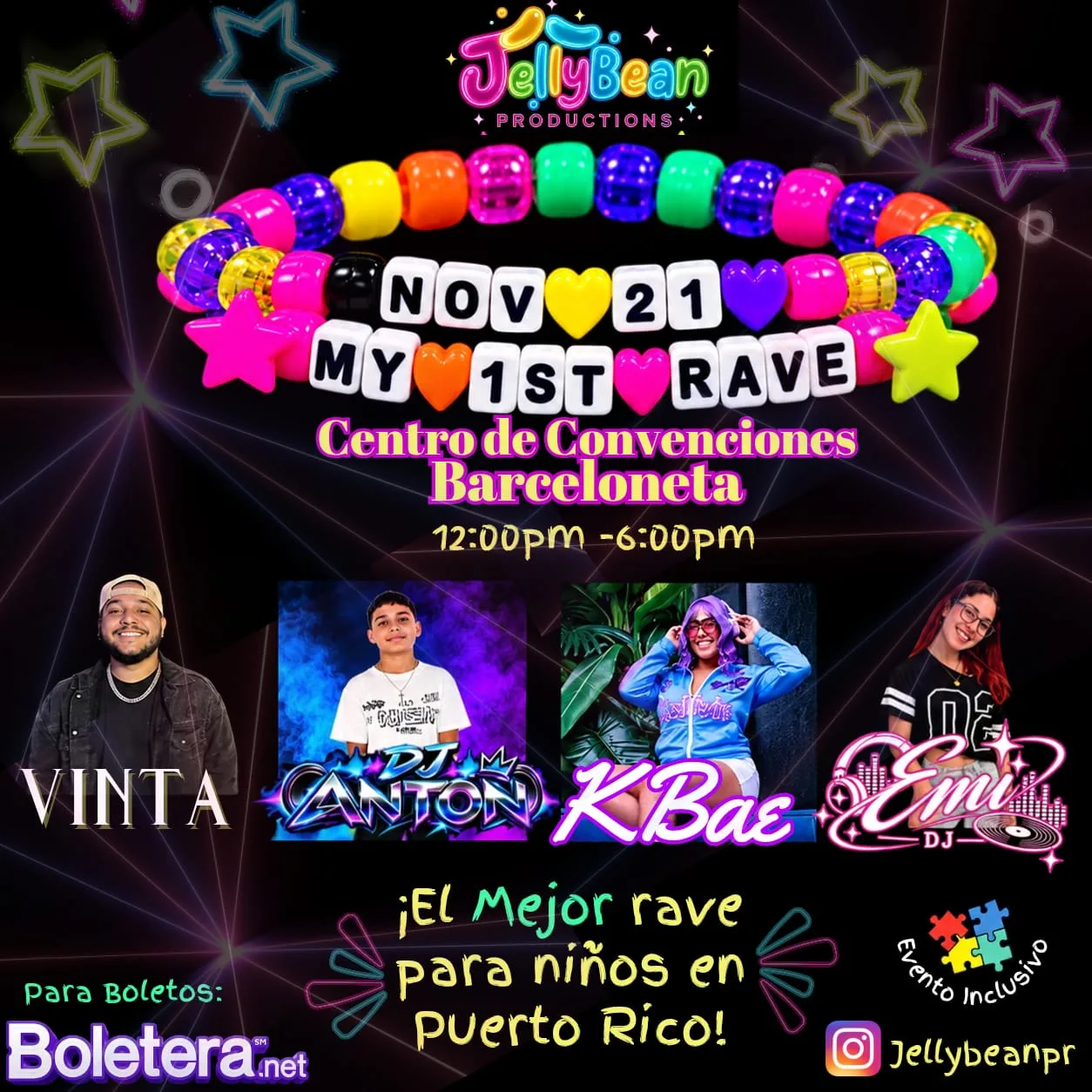 My 1st Rave, flyer