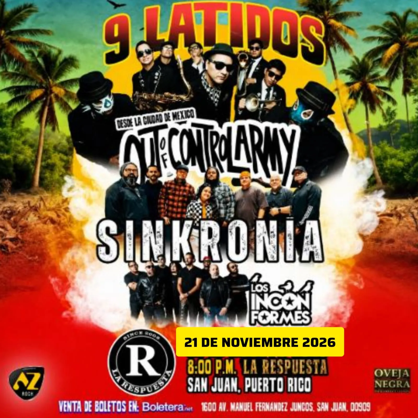 SinKroníA: 9 Latidos, flyer