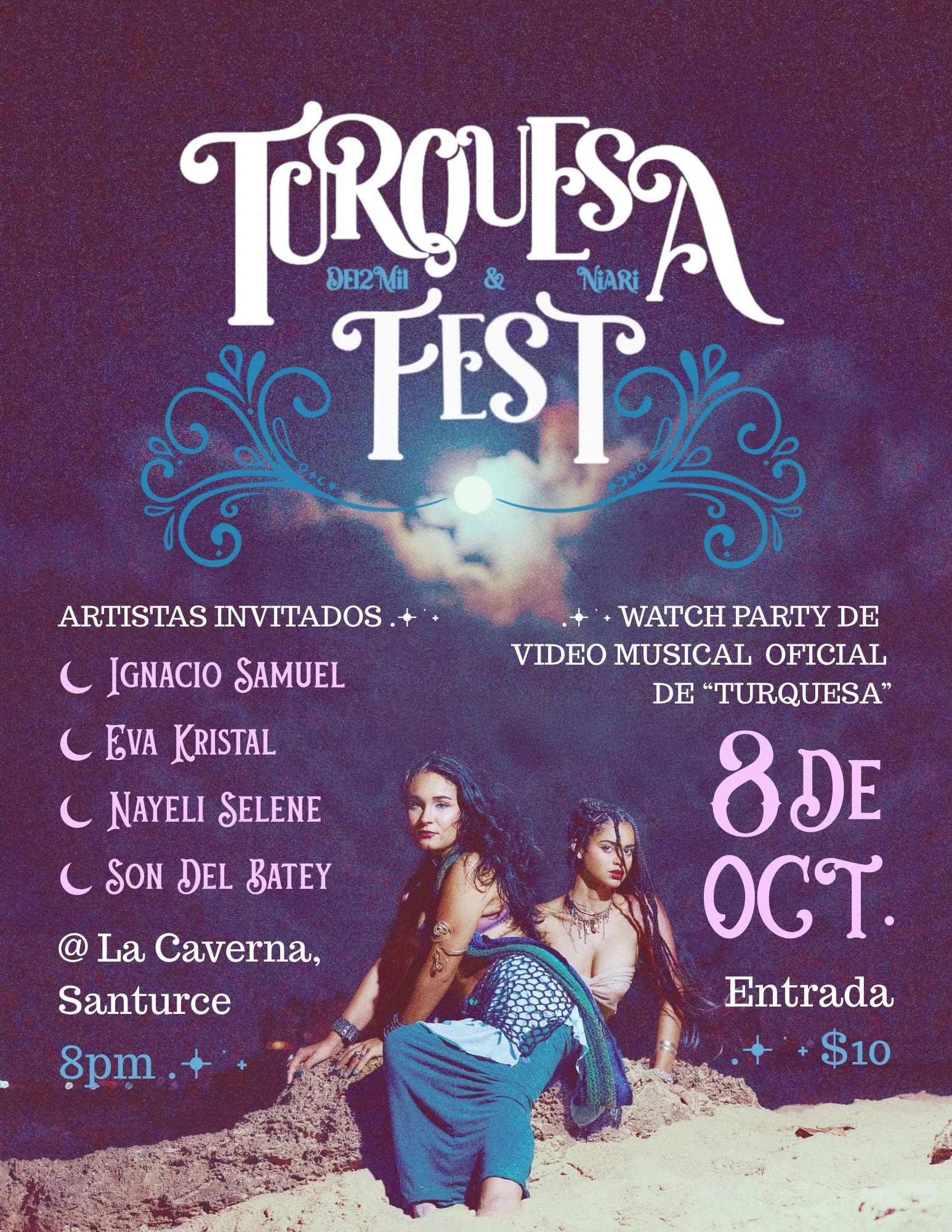 TURQUESA FEST, flyer