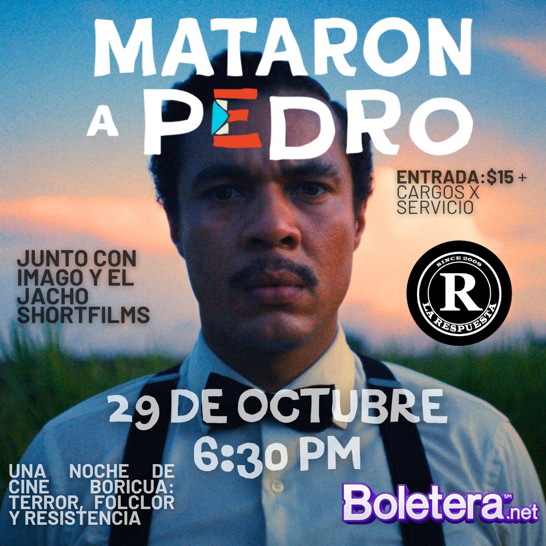 Una noche de cine boricua: terror, folclor y resistencia, flyer
