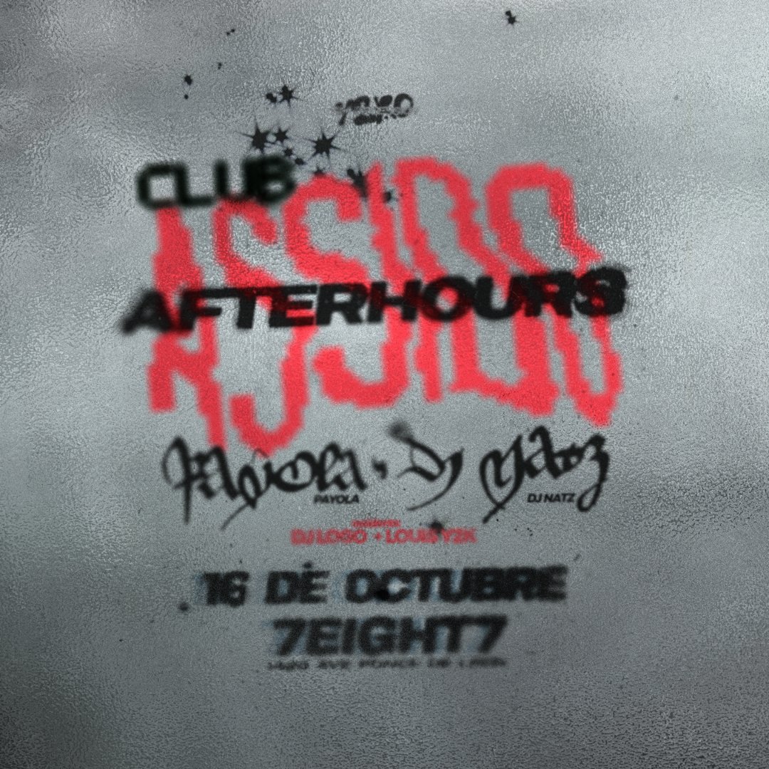 y2k Obsession presenta CLUB ASSIDO w/ PAYOLA + DJ NATZ, flyer
