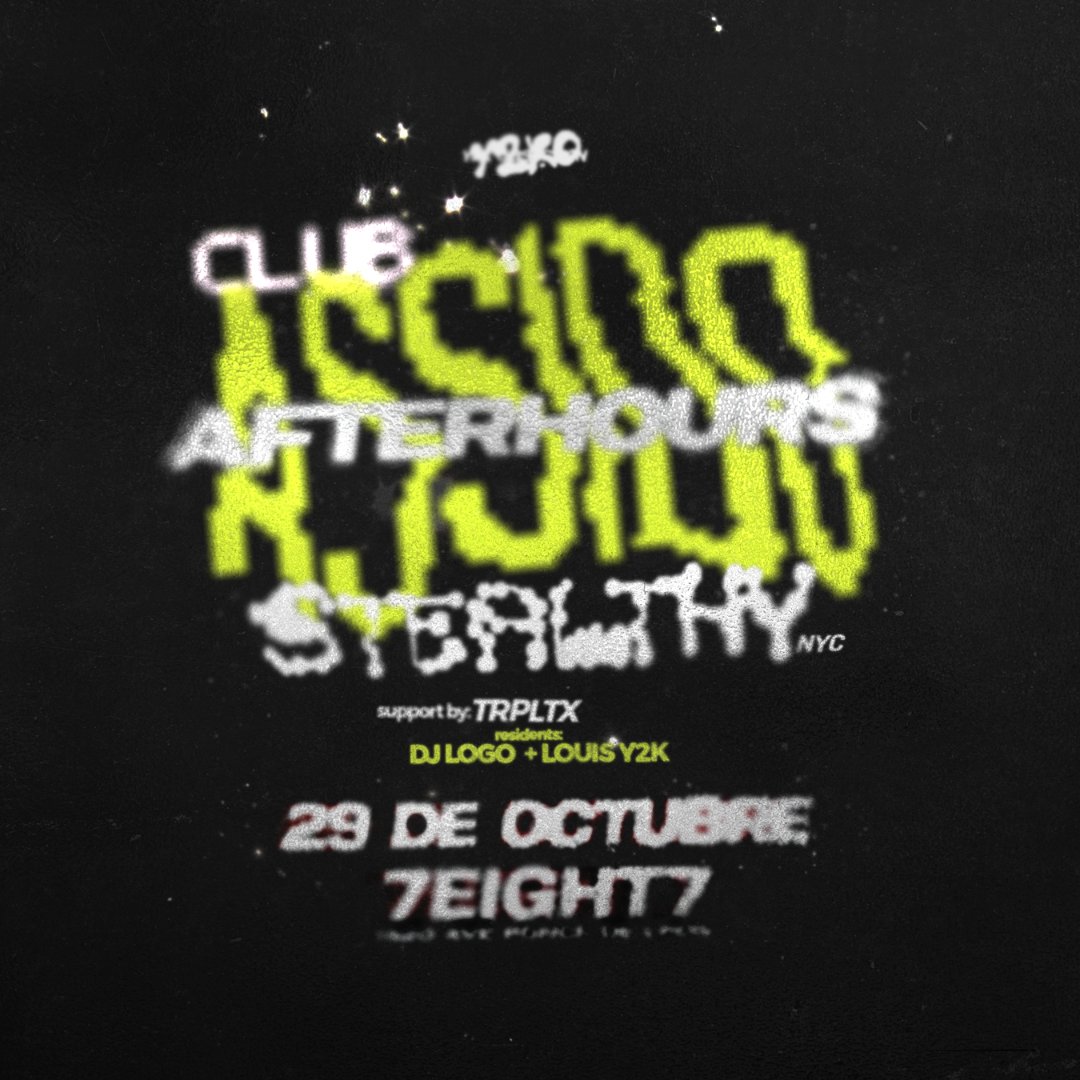 y2k Obsession presenta CLUB ASSIDO w/ STEALTHY [NYC], flyer