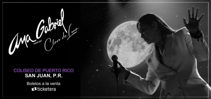 ANA GABRIEL: CLARO DE LUNA TOUR 2027, flyer