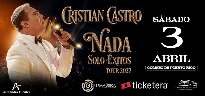 Cristian Castro: Nada…Sólo Éxitos, flyer