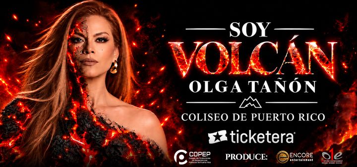 Olga Tañon: Soy Volcán, flyer