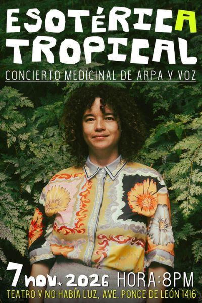 Esotérica Tropical-Concierto Medicinal de Arpa y Voz, flyer