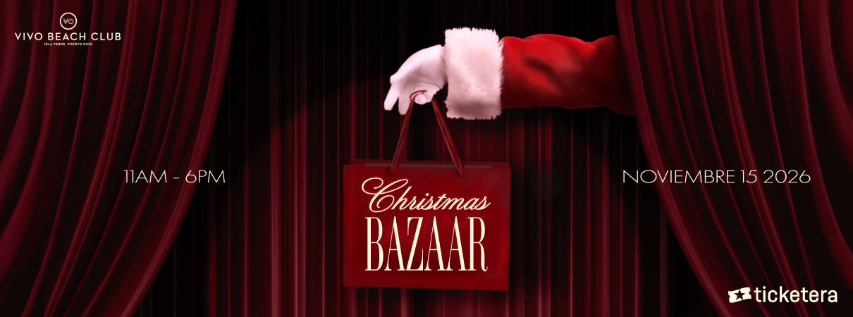 Christmas Bazaar, flyer