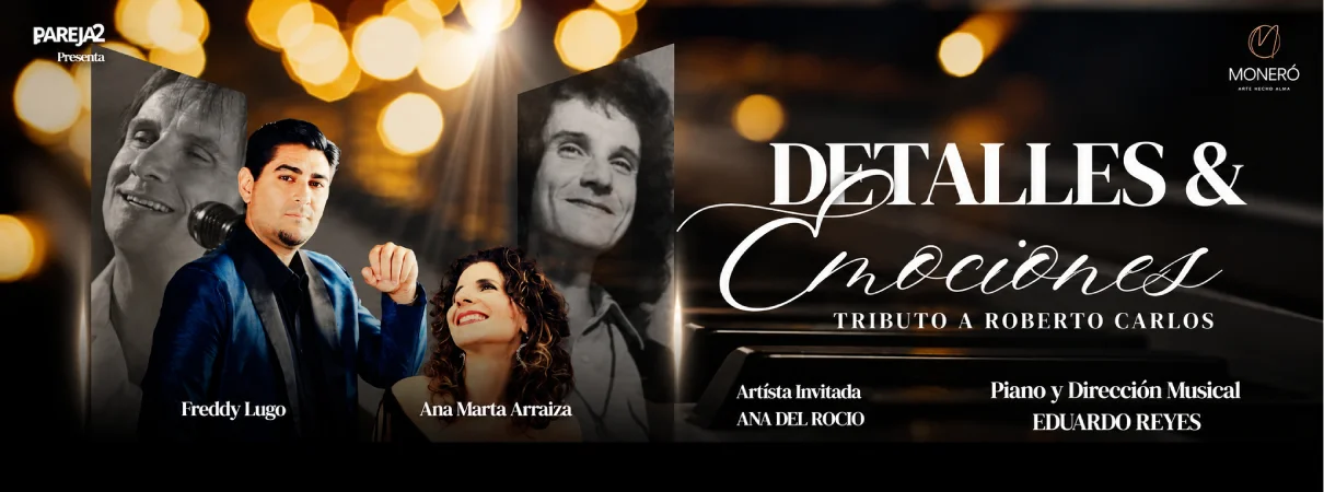 Detalles y Emociones Tributo a Roberto Carlos, flyer