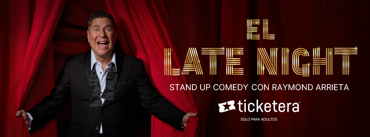 El Late Night… Stand Up Comedy con Raymond Arrieta, flyer