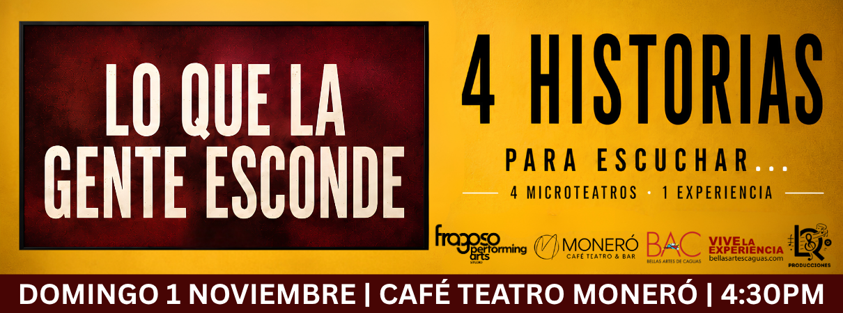 Lo Que La Gente Esconde, flyer