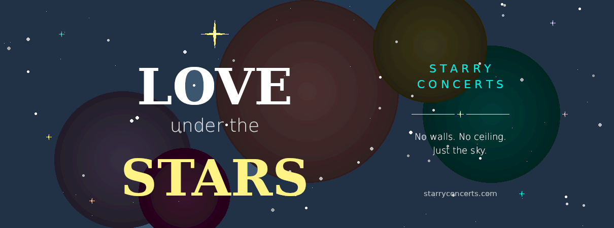 Love Under The Stars, flyer