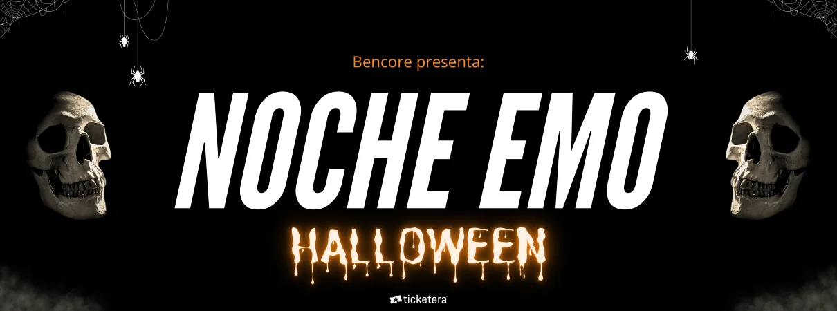 Noche Emo: Halloween, flyer